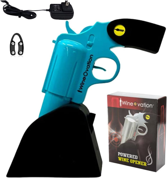 WNO-01BL Powered Wine Opener Gun, (Blue) **FULL CASE of 10**